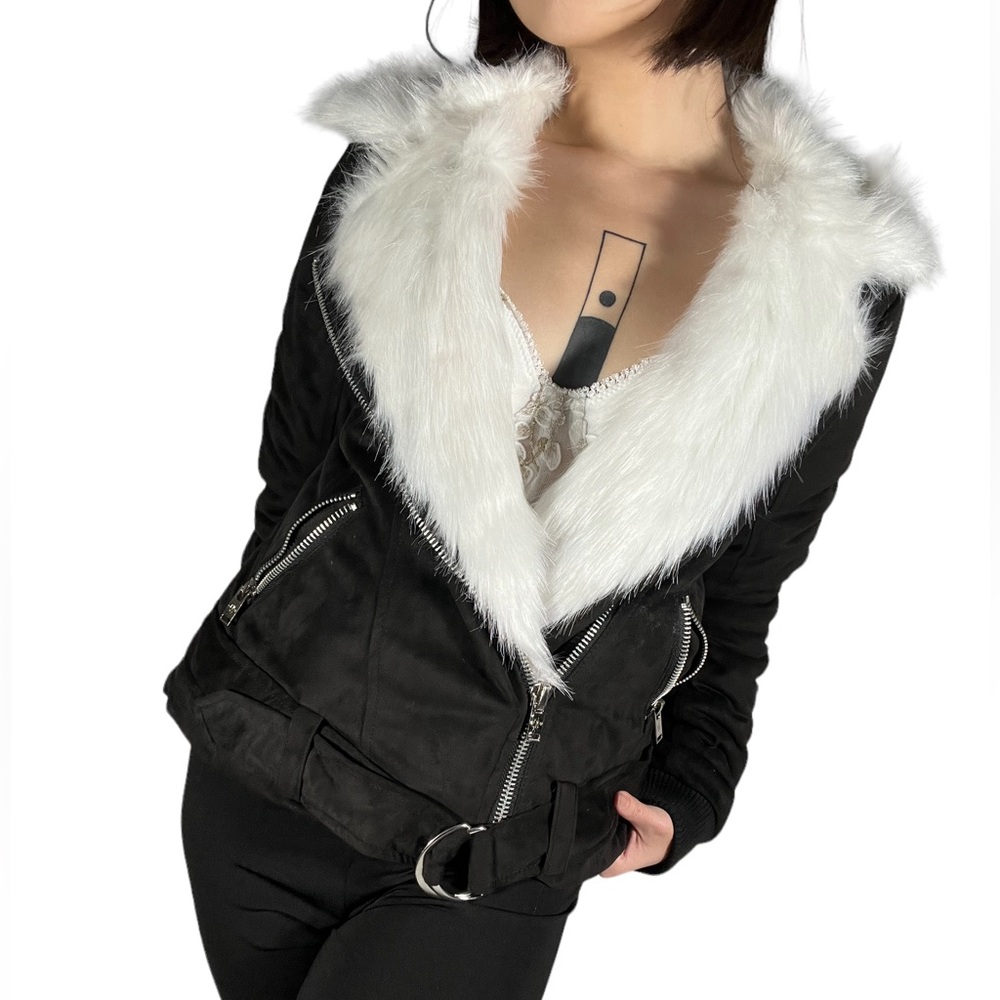 Current Mood “Never Stoppin” Faux Fur Jacket